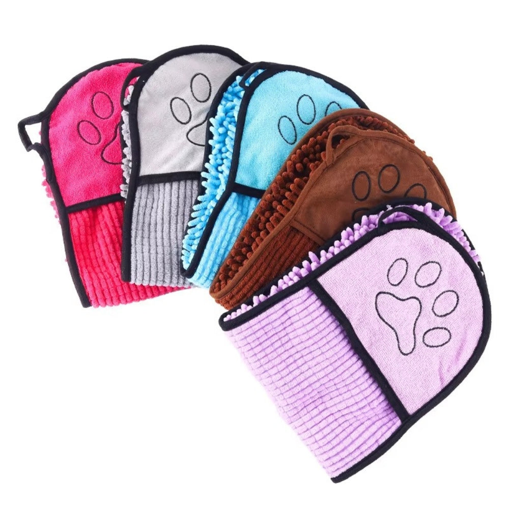 Soft Absorbent Dog Bath Robe Towel for Pets