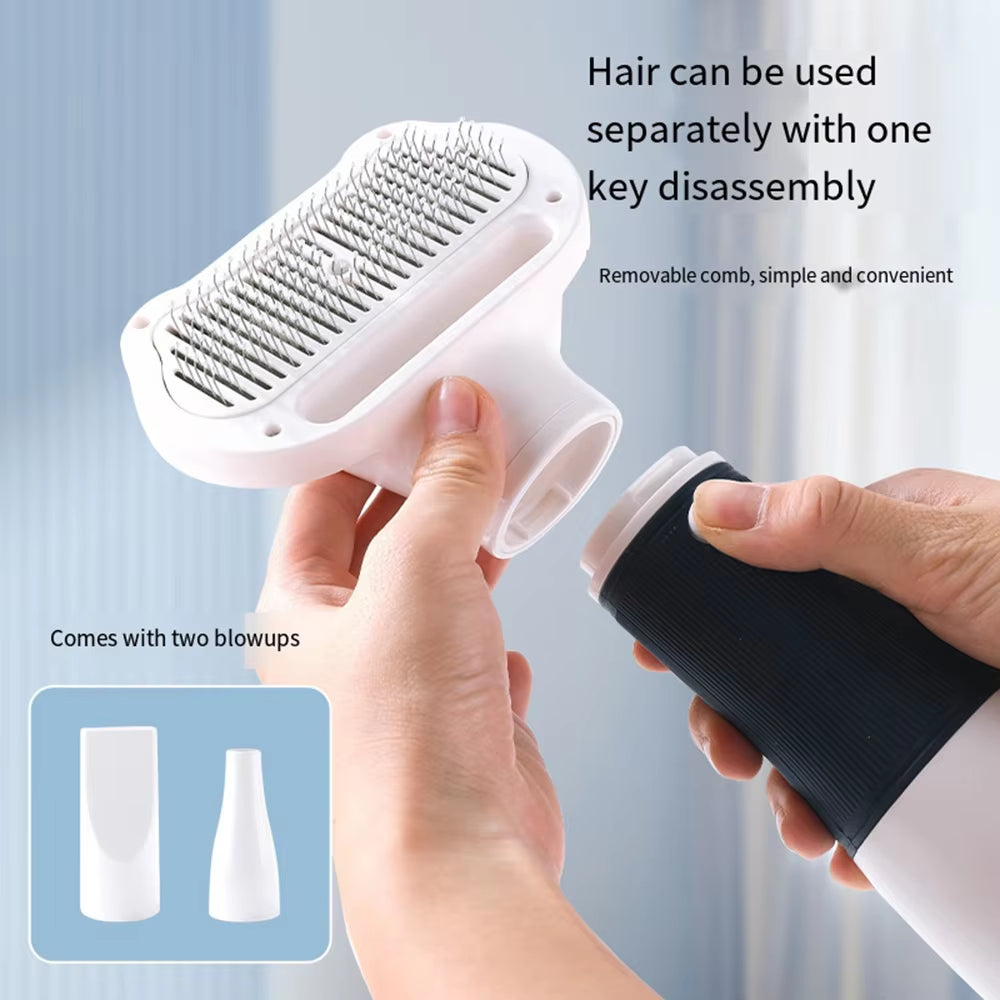 Pet Hair Dryer & Grooming Brush