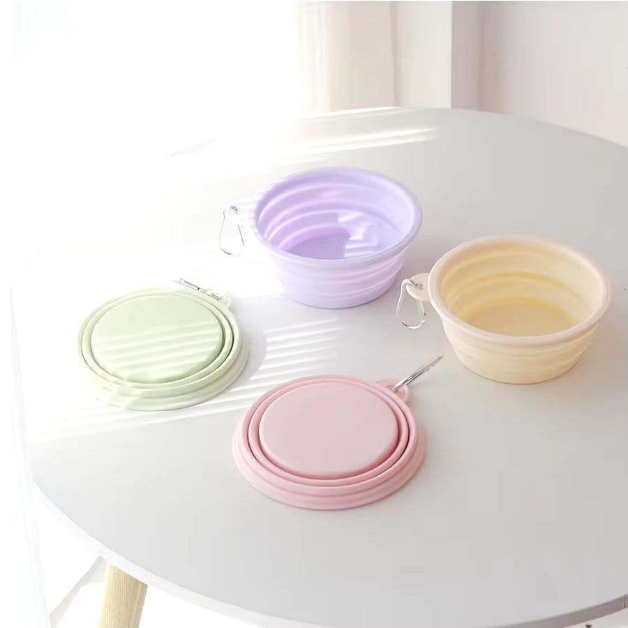 Folding Portable Silicone Bowl