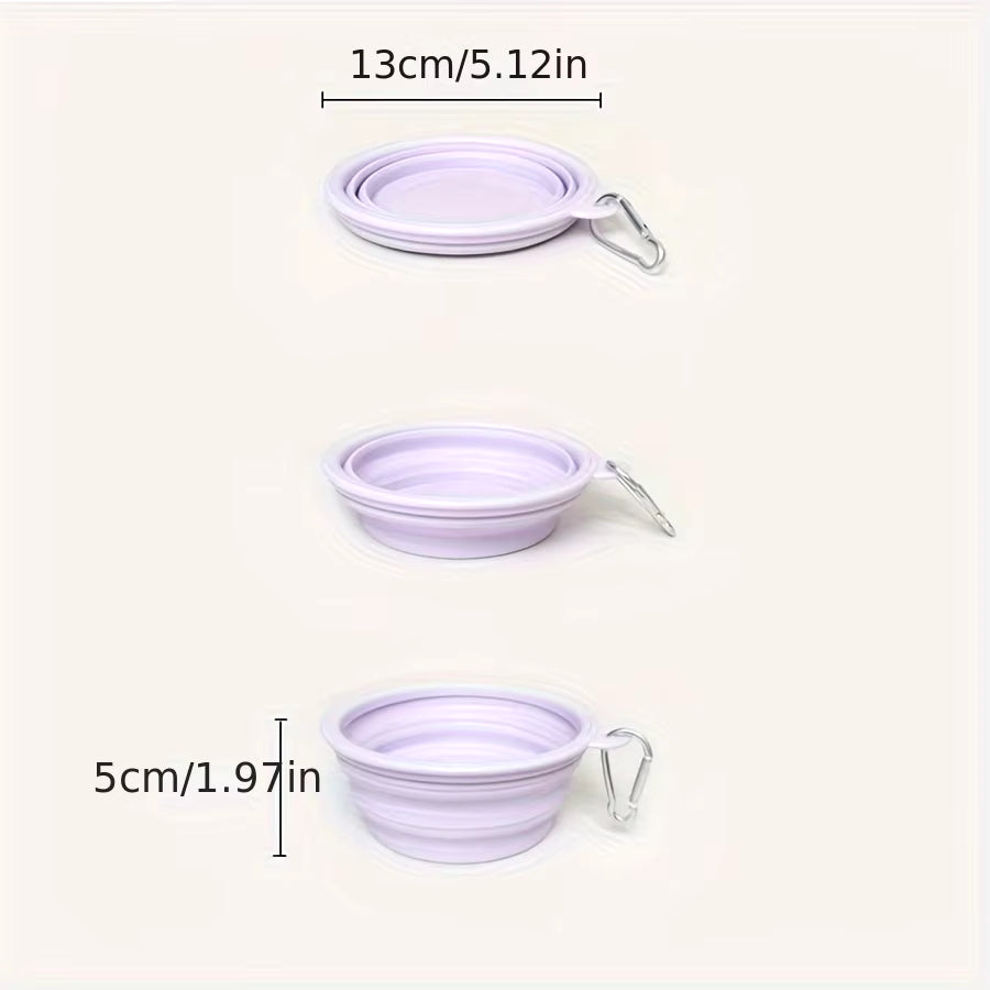 Folding Portable Silicone Bowl