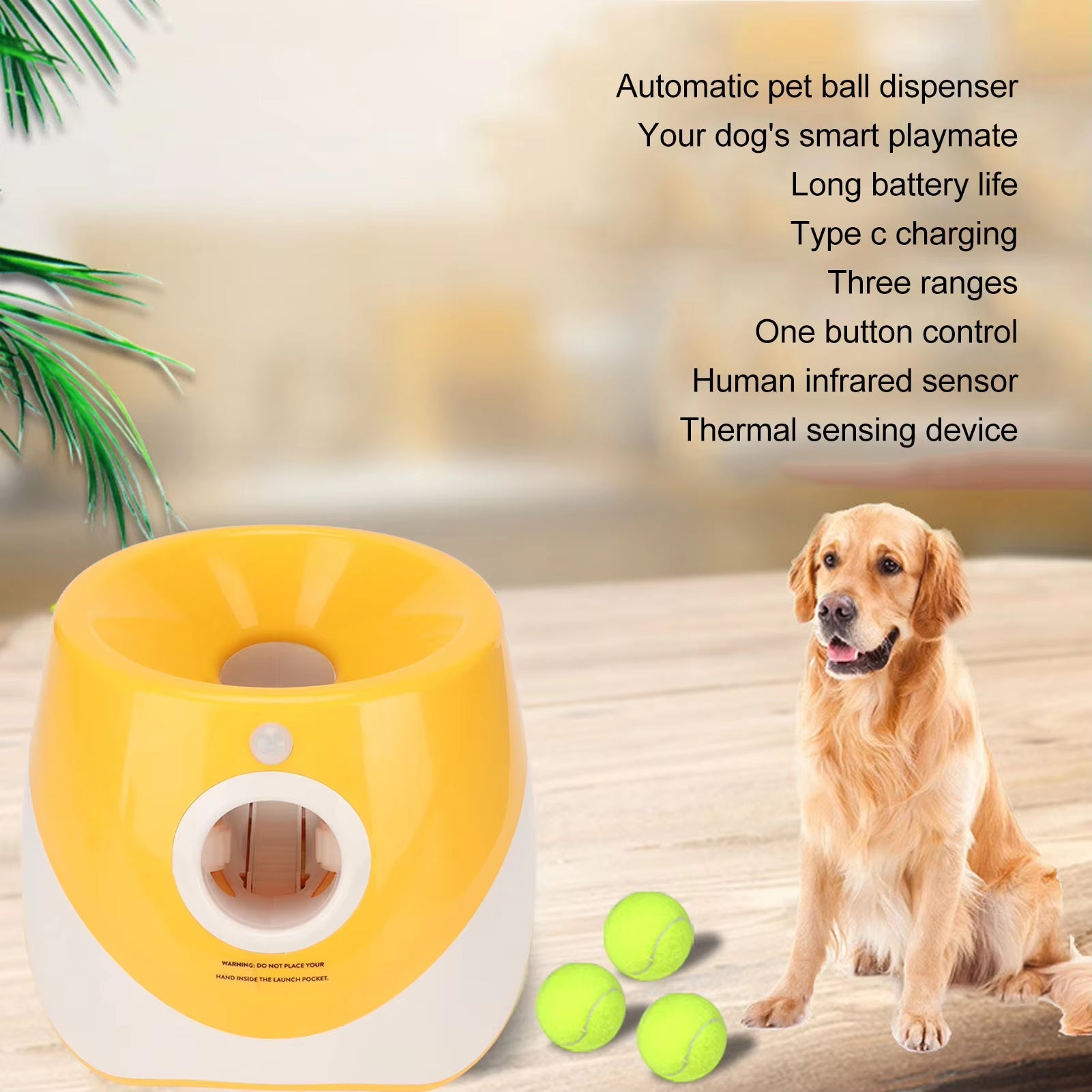 Automatic Ball Launcher - Waggle & Fetch - 