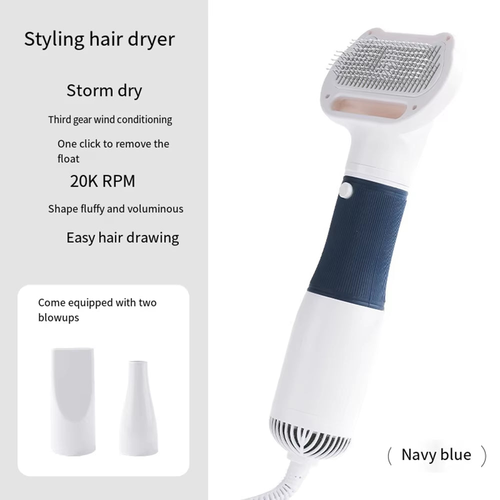 Pet Hair Dryer & Grooming Brush