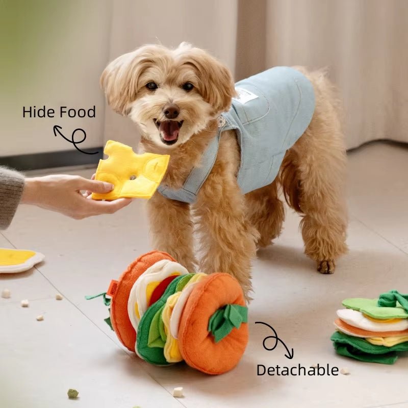 Burger - Sniffing Toy - Waggle & Fetch - 