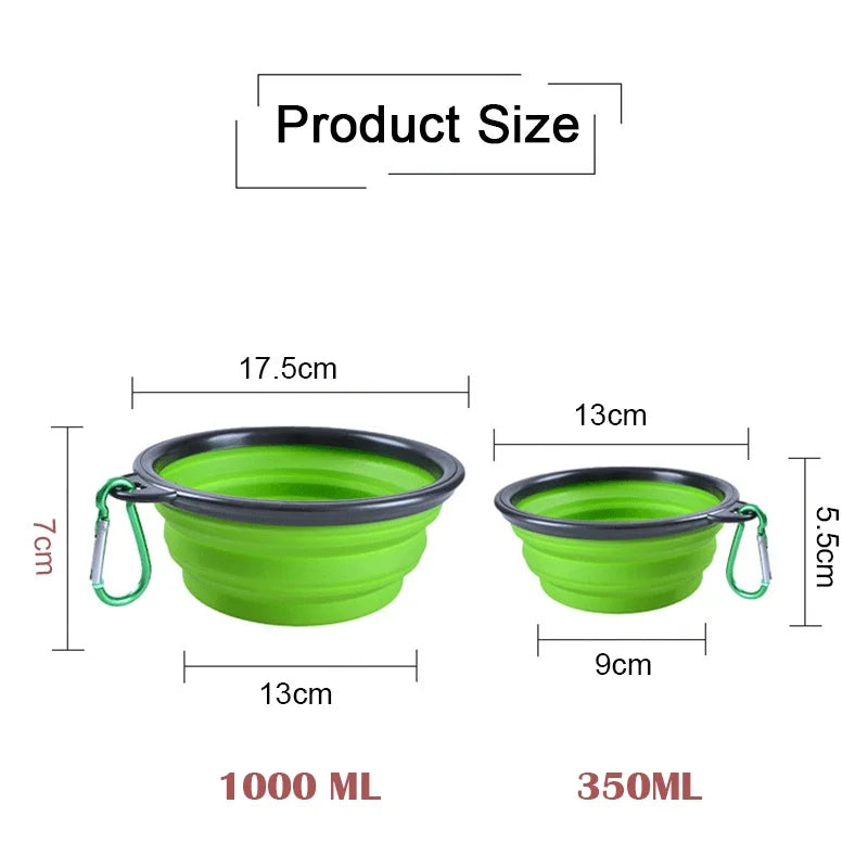 Folding Portable Silicone Bowl