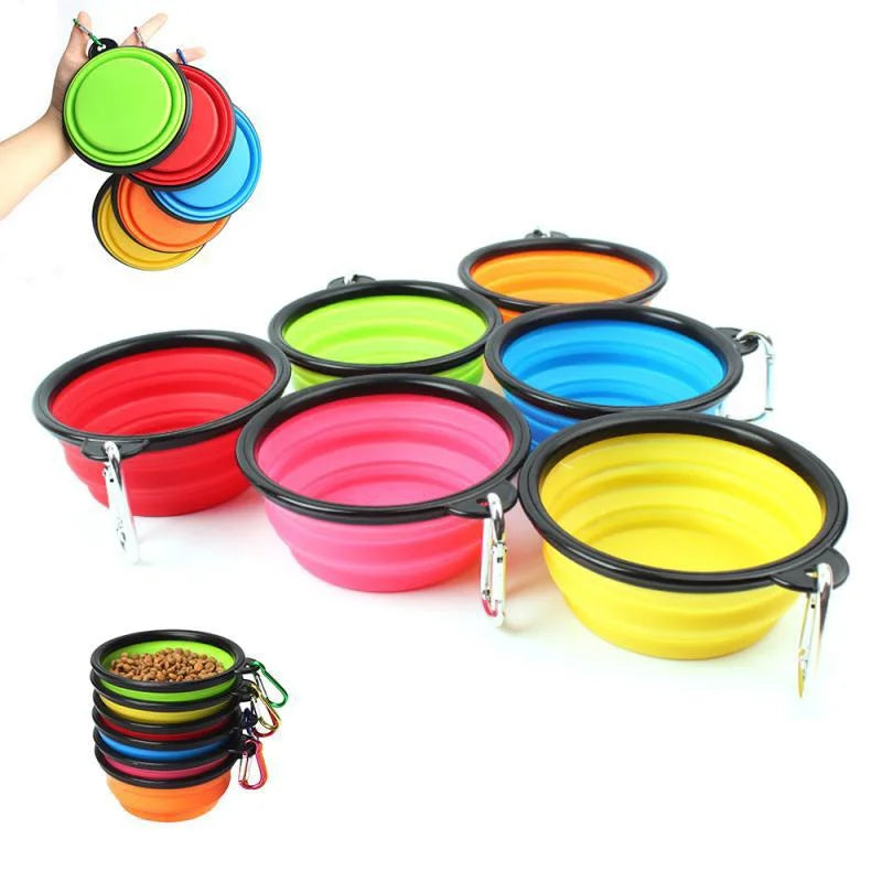 Folding Portable Silicone Bowl